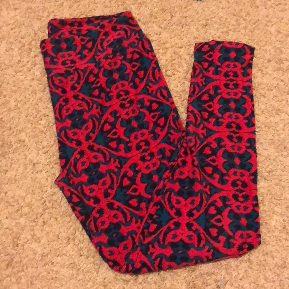 2 for $20... LuLaRoe Leggings Pink & Teal